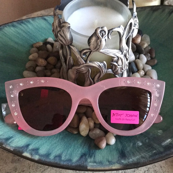 {Betsey Johnson} Pink Cat Eye💗100%UV💗New🌸Tags🌸 - Picture 4 of 4